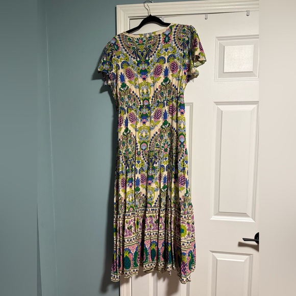 Bohemian Paisley Midi Dress - Picture 4 of 4